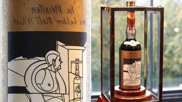 Un millonario pagó 1.101.687 dólares por una botella de Macallan Valerio Adami