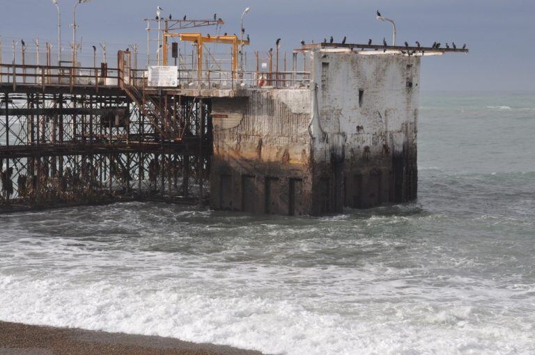 Muelle de Caleta Olivia.