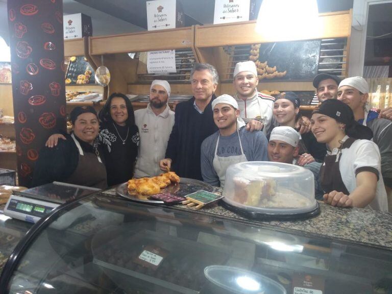 Macri en Artesanos del Sabor