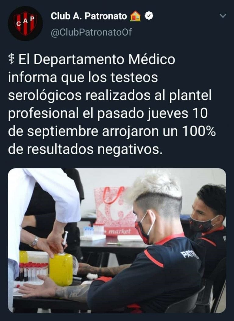 Patronato sigue sin casos de coronavirus