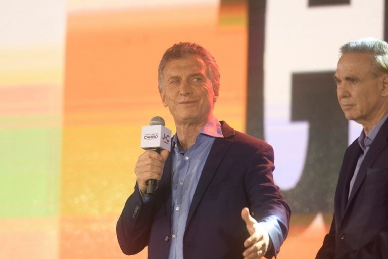 Mauricio Macri y Miguel Ángel Pichetto reconocieron la derrota. (Foto: Federico López Claro)