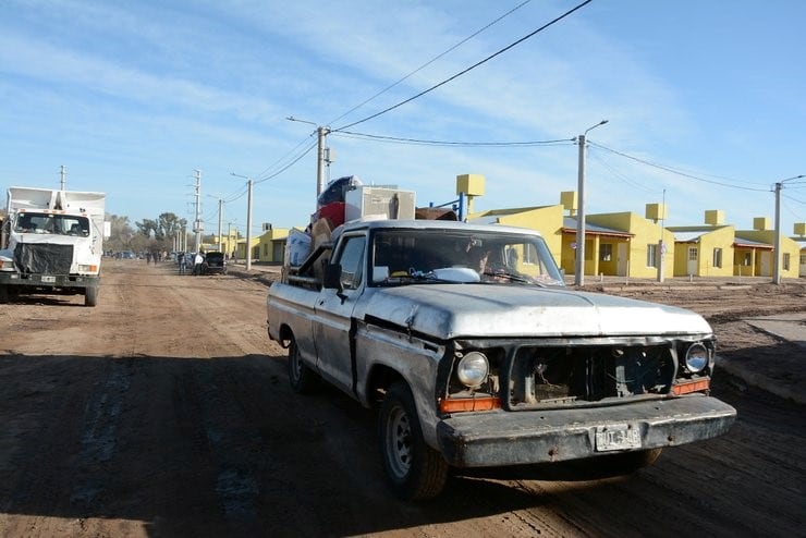 Nuevos dueños listos para mudarse.