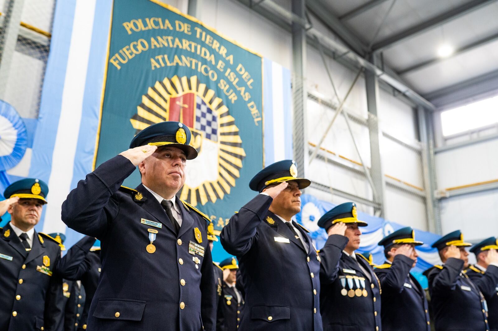 Acto por el 138º aniversario de la Policía de Tierra del Fuego