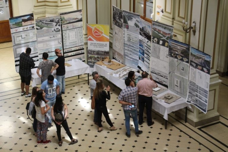 Muestra de maquetas del Campus Universitario de Tres Arroyos (prensa)