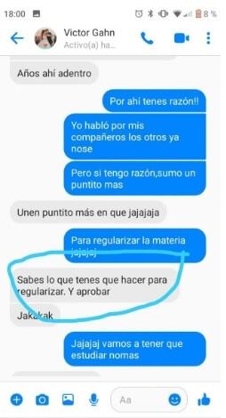 Profesor Víctor Gahn, denunciado por un alumno. (Reconquista Hoy)