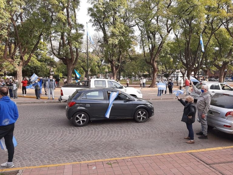 Banderazo por Vicentin en Rafaela