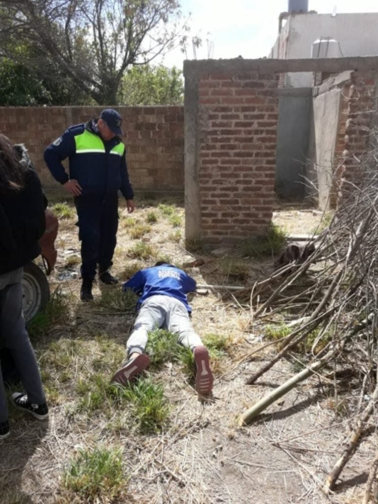 El agresor tiene 21 años y está detenido. Foto: Policía de San Luis