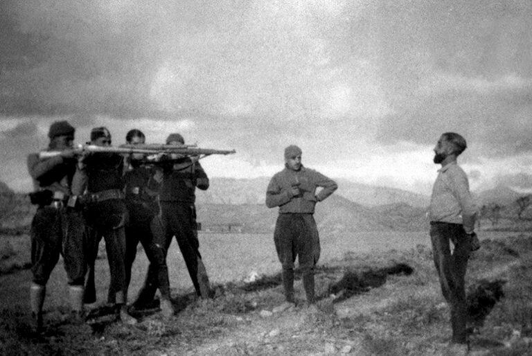 Fotografías sobre la guerra civil española, fusilamientos en España. (AFP)