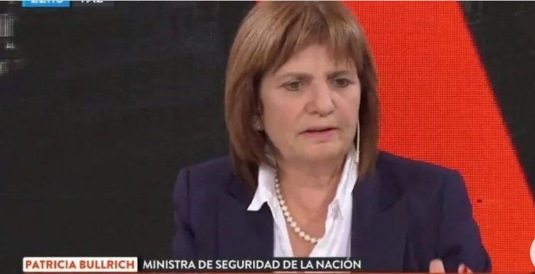 Patricia Bullrich
Crédito: TN