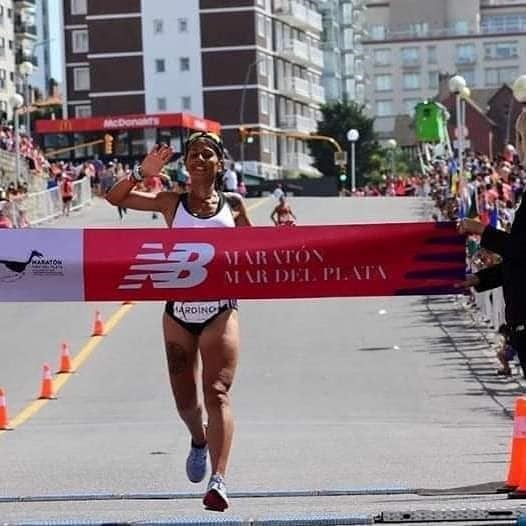 Belén Iardino, Maratón Mar del Plata 2019 (facebook/Belén Iardino)