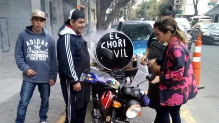 El chori móvil de "El Papu"