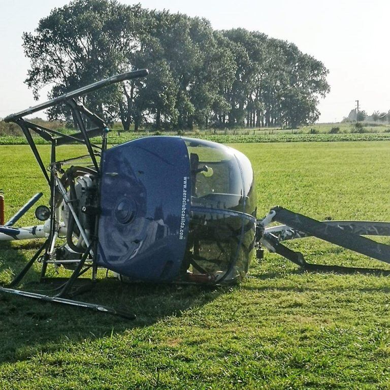 Accidente aéreo en Casilda: cayó un helicóptero (Día 7)