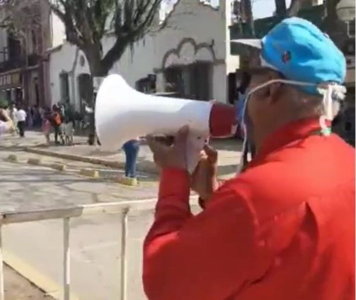 Llamativa forma de concientizar en el centro de Tafí Viejo