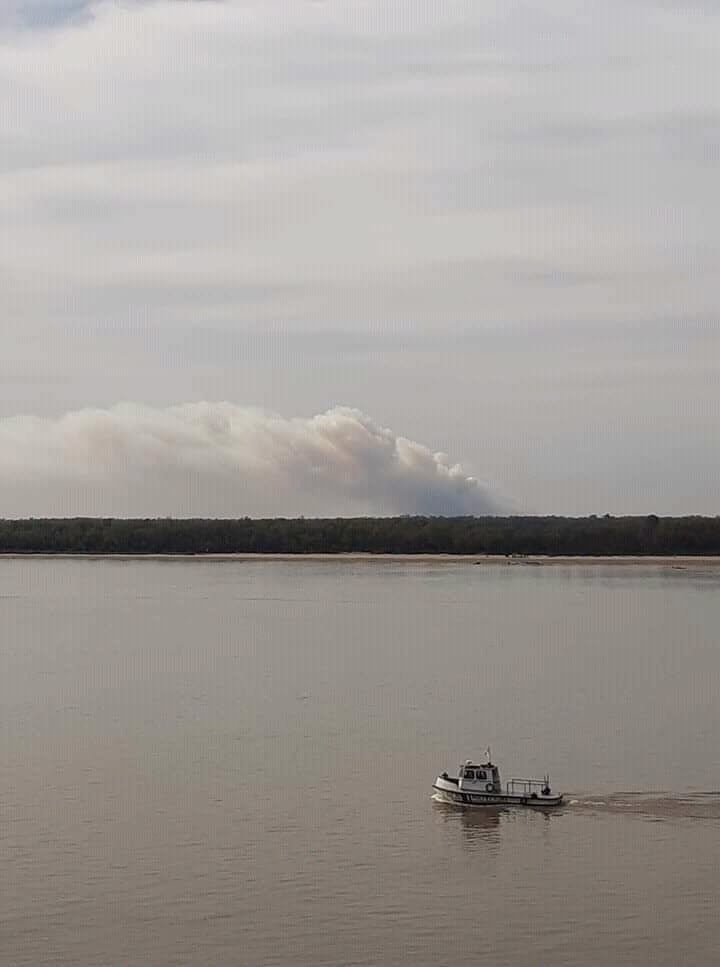 Volvieron los incendios en las islas y envían más brigadistas