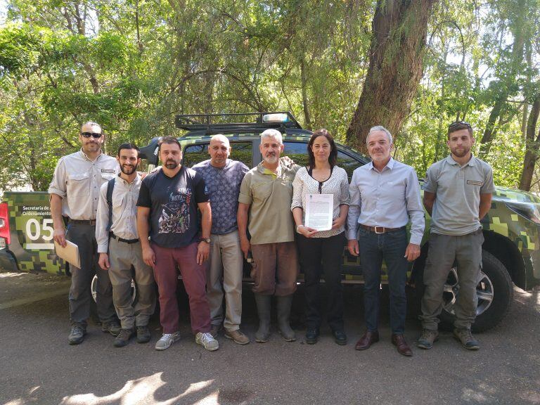 El equipo de trabajo.