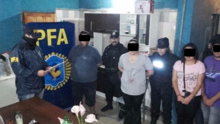 Desbarataron un banda narco en San Luis.