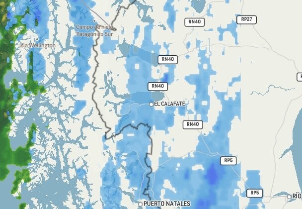 El clima en El Calafate.