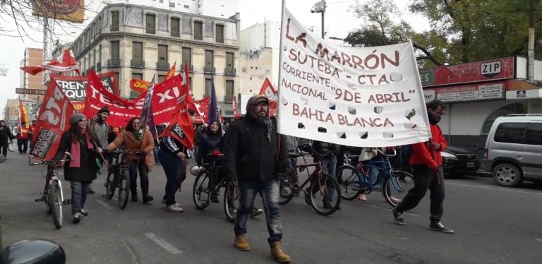 Manifestaciones en el centro de la ciudad