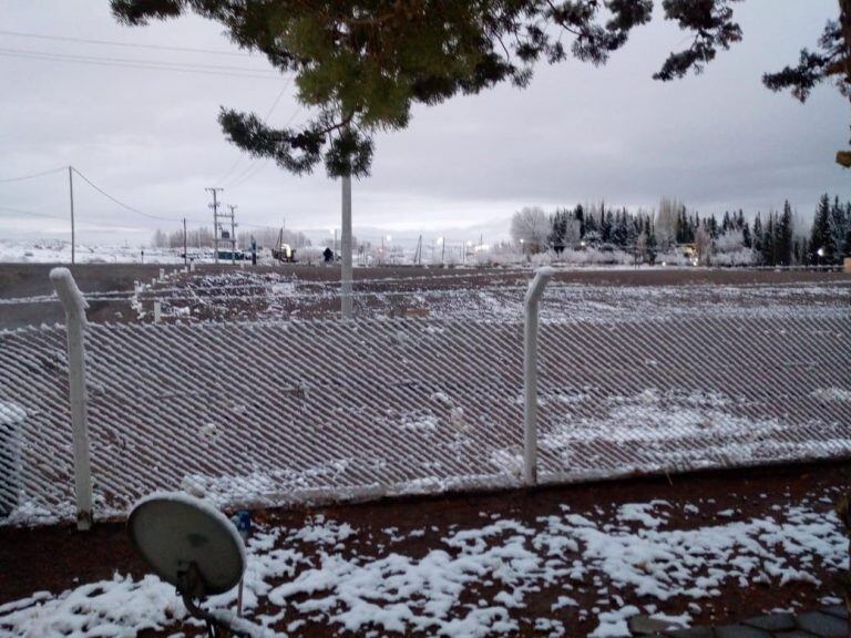 Varias zonas del departamento Iglesia, en San Juan, amanecieron nevadas.