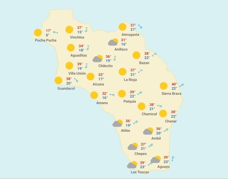 El tiempo para este miércoles 21 de noviembre