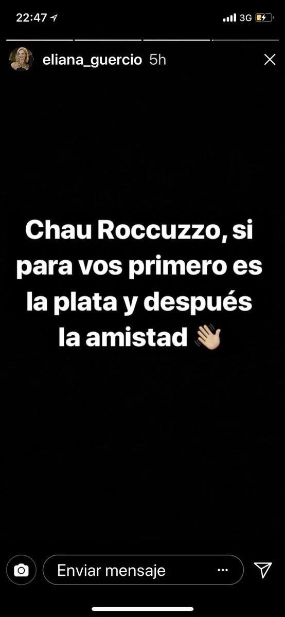 Los mensajes falsos contra Anto Roccuzzo.