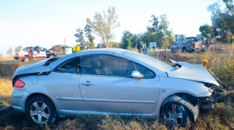 Accidente en Ruta 19 y Pronvincial 3 en La Francia