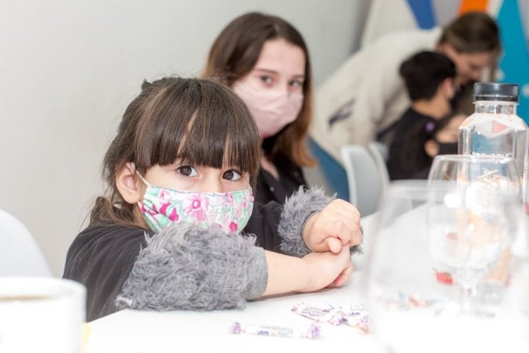 Niños y niñas visitaron al intendente Walter Vuoto