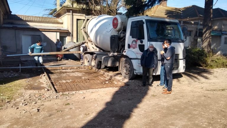 Comenzaron las obras del traslado de la farmacia en el Hospital Pirovano.