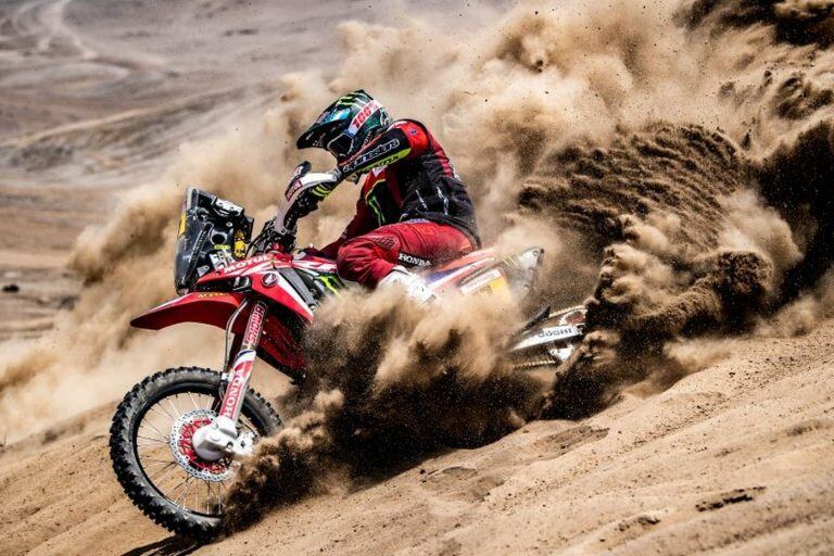 El piloto compitió en los Dakar de 2016, 2018 y 2019 con un cuarto, segundo y quinto lugar, respectivamente (Fotos: Monster Energy Honda)