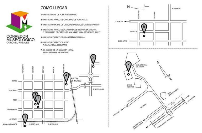 Mapa Corredor Museológico