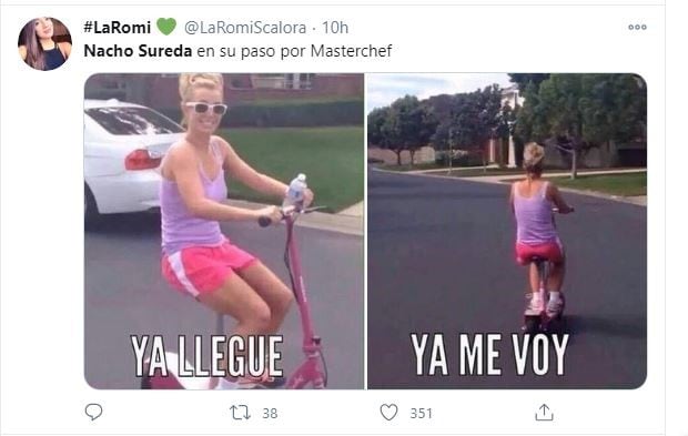 Los memes a Nacho Sureda "sirviendo los fideos con la mano"