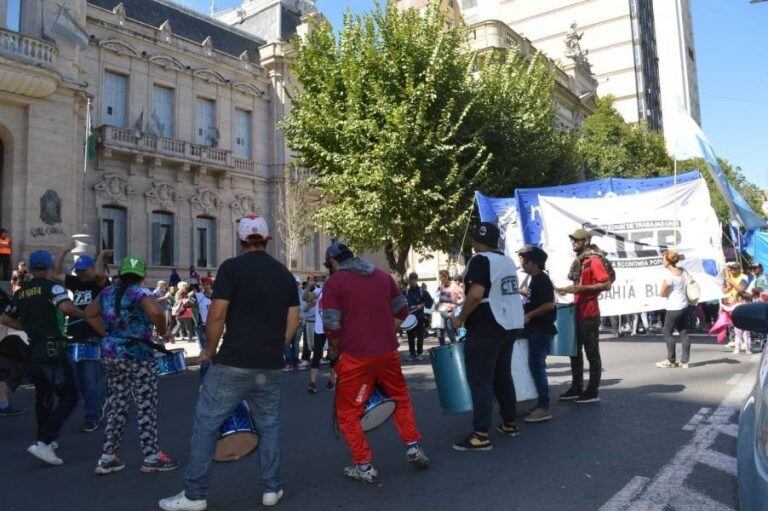 Manifestación en contra de los tarifazos