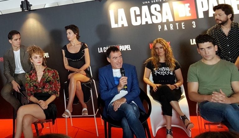 27/06/2019 Rueda de prensa de presentación de la 3ª temporada de La casa de Papel CULTURA ISRAEL ARIAS