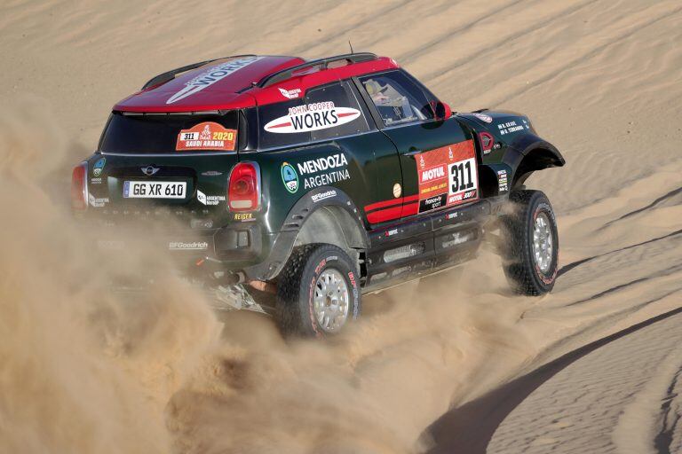 Orly Terranova y Bernie Graue (X-Raid Mini Jcw Team). Los argentinos volvieron a lucirse en el Dakar. Venían de ser campeones mundiales FIA de la disciplina Cross Country en 2019.