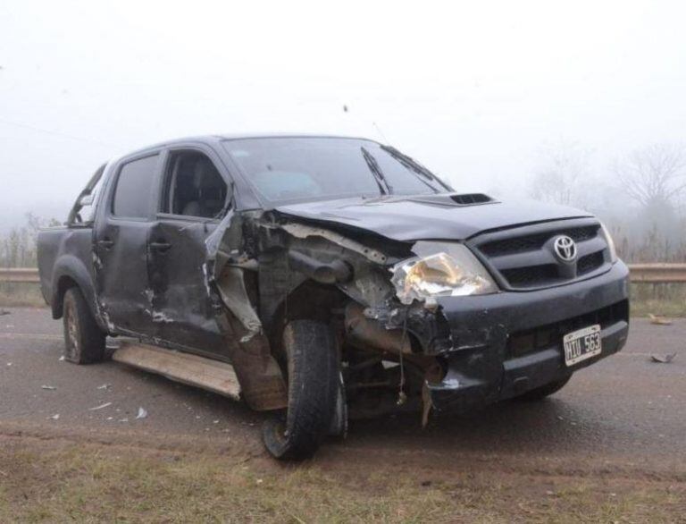 Una persona murió y otras dos resultaron heridas en un grave accidente en la Ruta 17. (Foto: El Territorio)