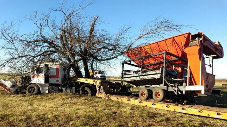 Impresionante accidente sobra la ruta 8.