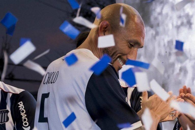 Un crack. Guiñazú está en el corazón de los hinchas de la T. Y en los tatuajes.