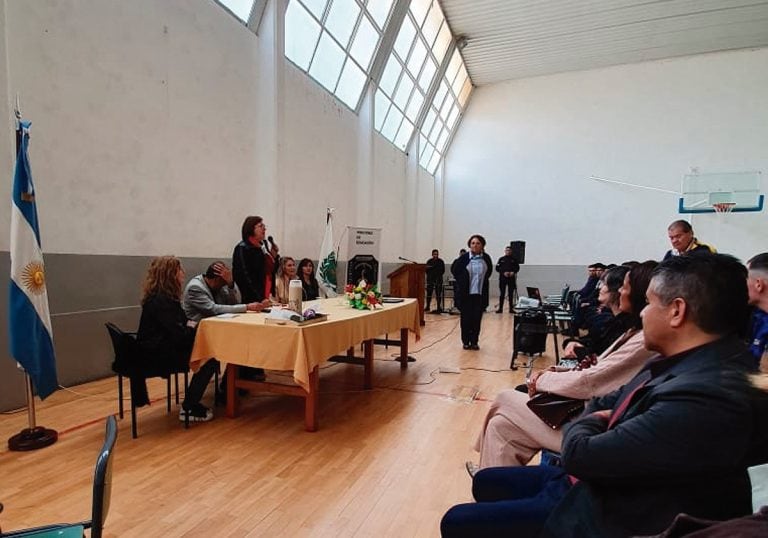 La Secretaría de la Mujer capacitó a futuros policías puntanos. Foto ANSL