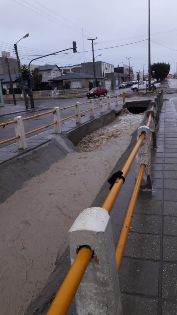 Por el momento no hay problemas con los canales evacuadores.