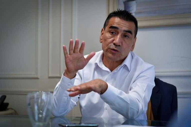 Ramon Rioseco, candidato a gobernador por la provincia de Neuquén (Foto Federico Lopez Claro)