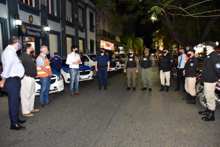 Operativos de control en la noche de Concordia