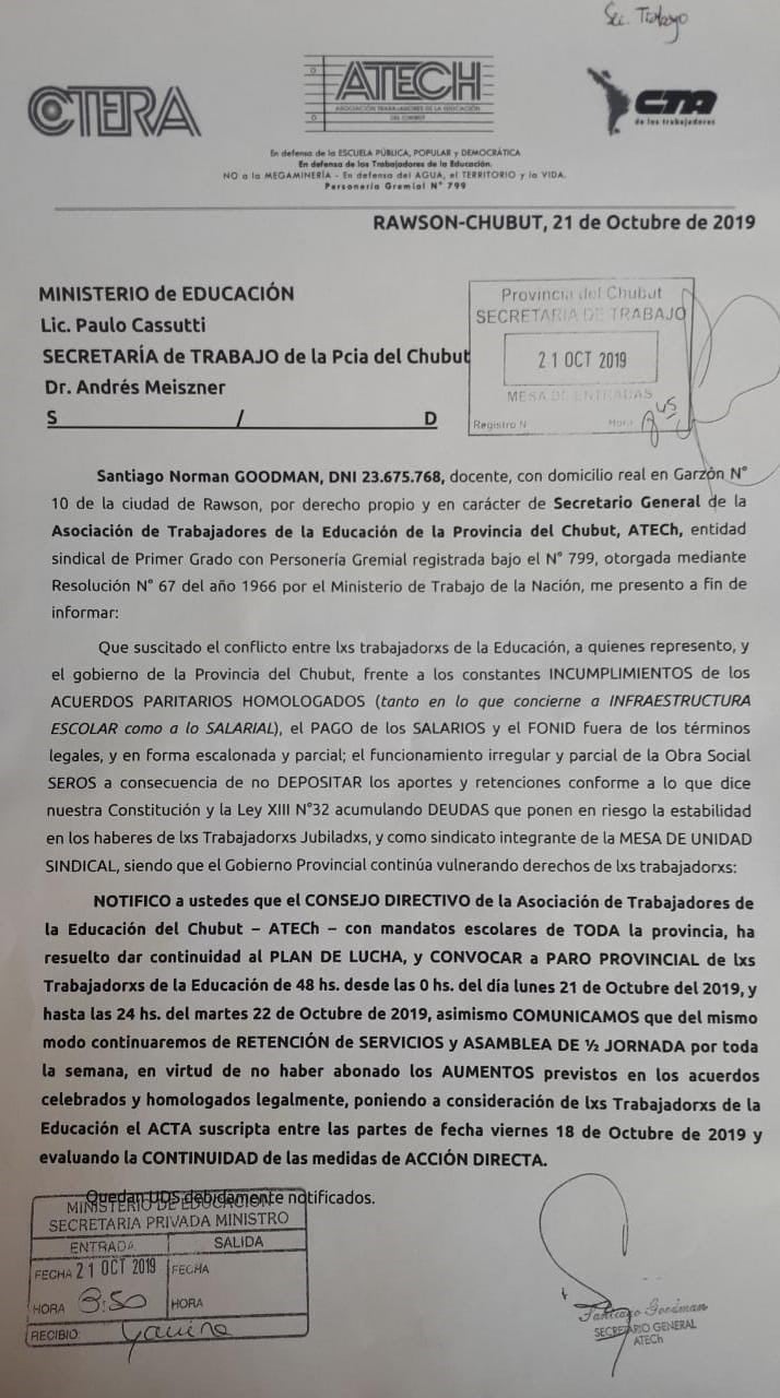 Documento oficial de Atech.