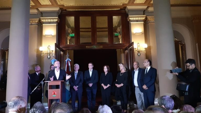 Así quedó el renovado Teatro del Libertador San Martín en Córdoba. (Prensa Gobierno)