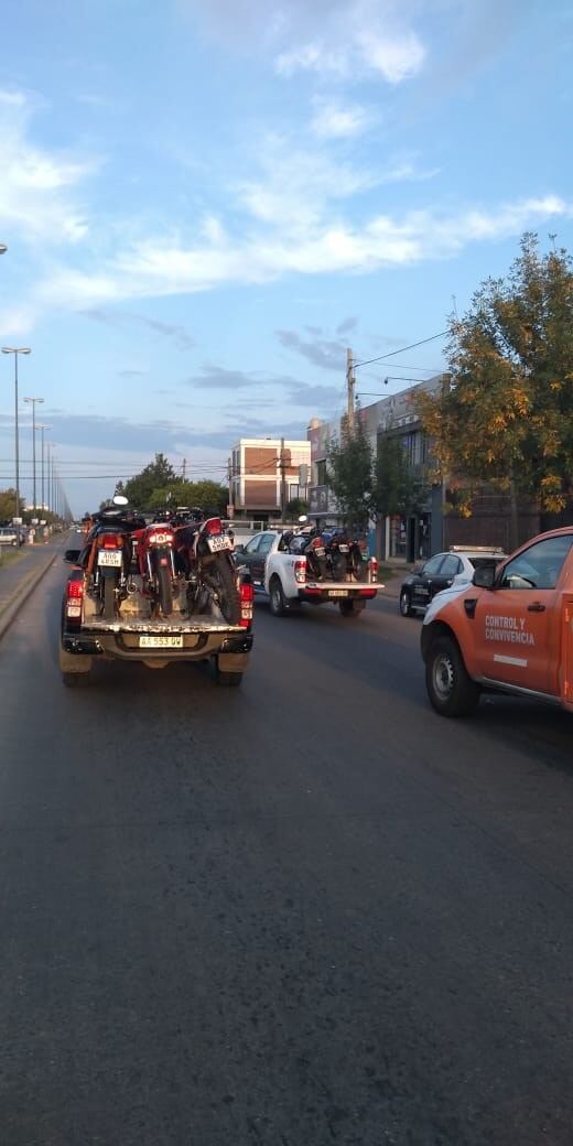 Más de 50 vehículos al corralón entre viernes y sábado