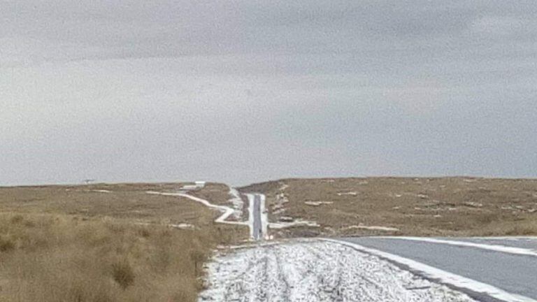 Las Sierras amanecieron nevadas