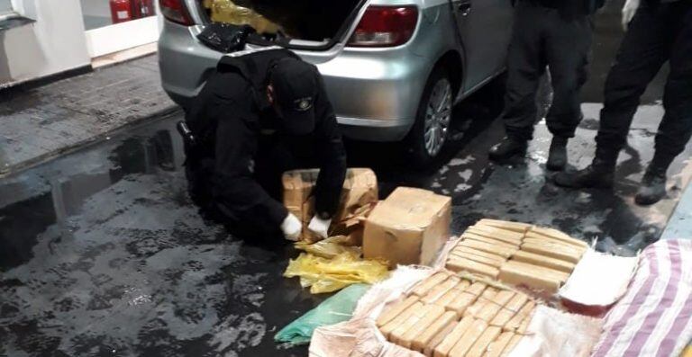 Se incautaron 115 kilogramos de marihuana (Gobierno de La Pampa)