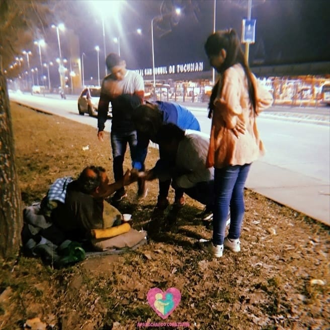 Voluntarios de "Apapachando corazones"