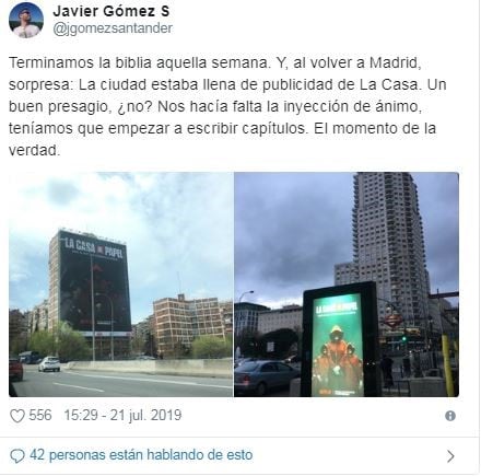 Desopilante hilo de Javier Gómez Santander, guionista de "La casa de papel 3", para explicar cómo se escribió la serie. (Twitter)