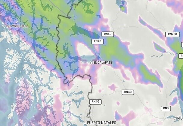 Clima en El Calafate.