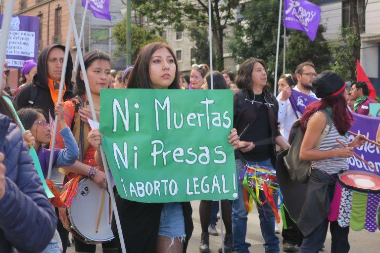 Un centenar de mujeres marcharon.
(Imagen Ilustrativa)